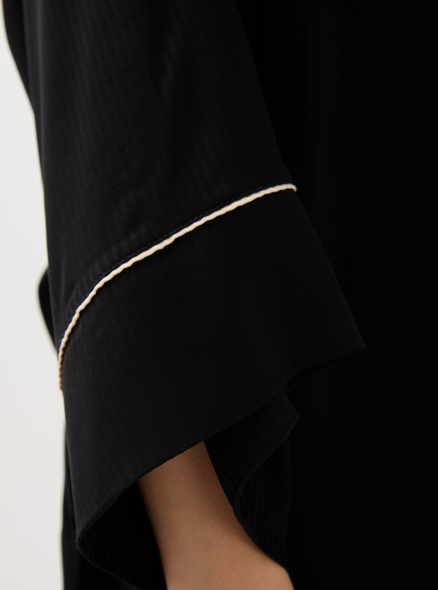 Kadın Sabahlık 51908 - Siyah - 5