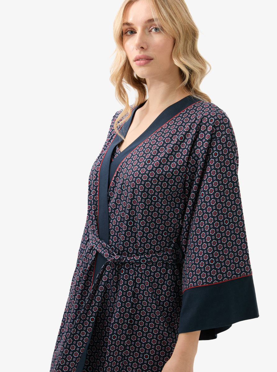 Kadın Sabahlık 51911 - Desenli - Blackspade