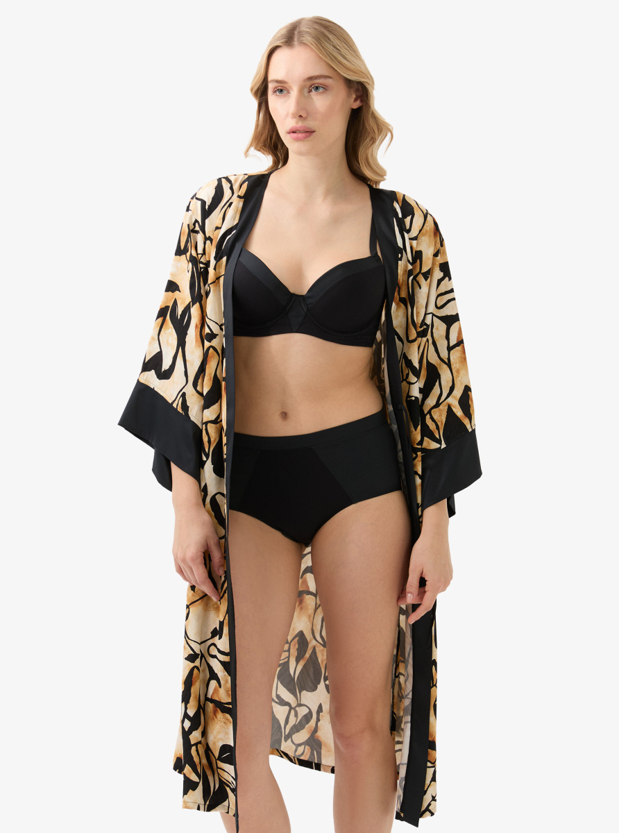 Kadın Sabahlık 51925 - Desenli - Blackspade