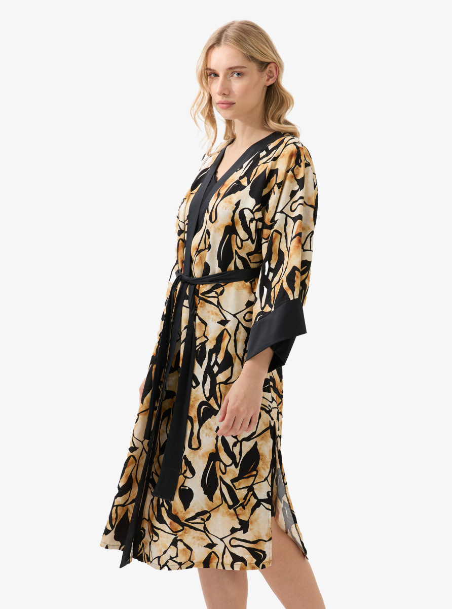 Kadın Sabahlık 51925 - Desenli - Blackspade (1)