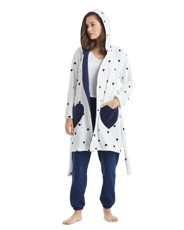 Kadın Sabahlık 60332 - Desenli - 3