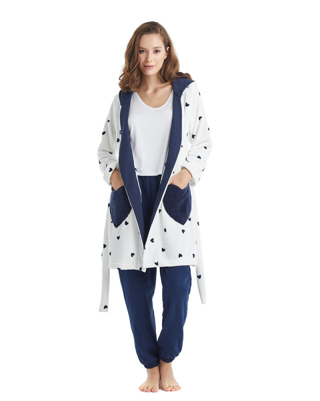 Kadın Sabahlık 60332 - Desenli - 4