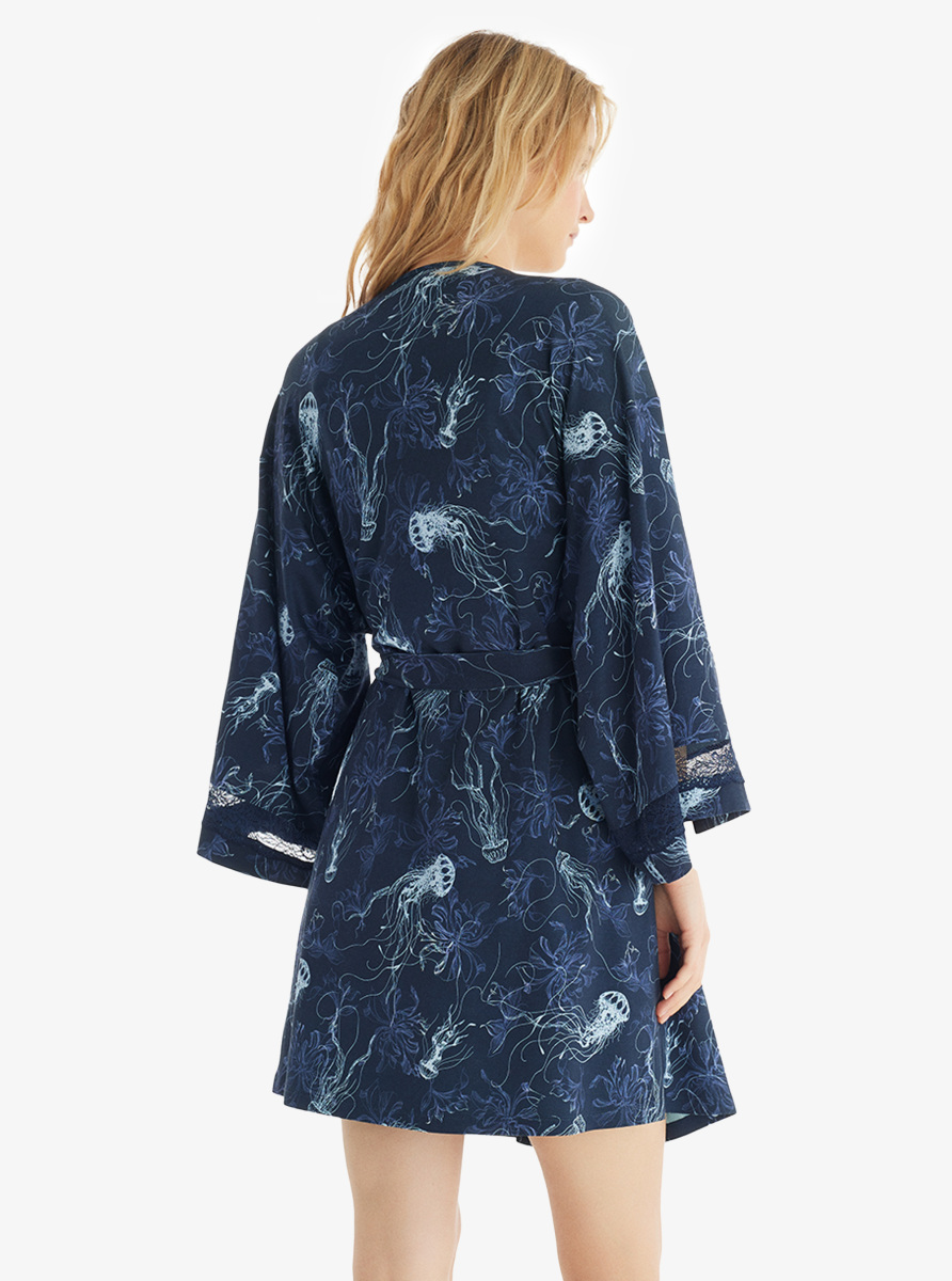 Kadın Sabahlık 60534 - Desenli - 2