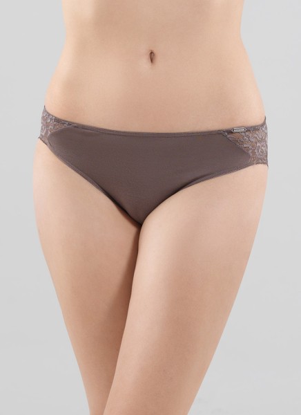 Kadın Modal Elastan Slip 1349 - Kahverengi - 1