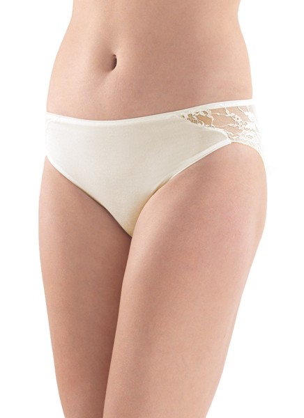 Kadın Modal Elastan Slip 1349 - Krem - 2