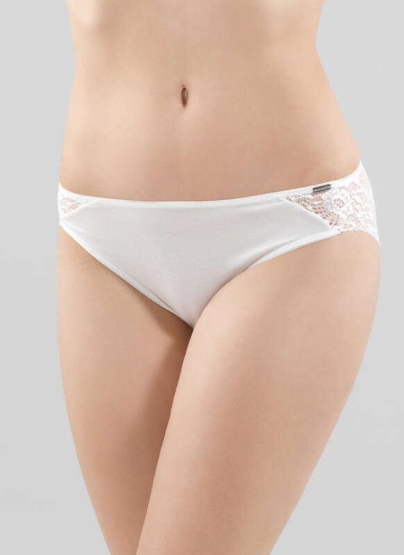 Kadın Modal Elastan Slip 1349 - Krem - 1