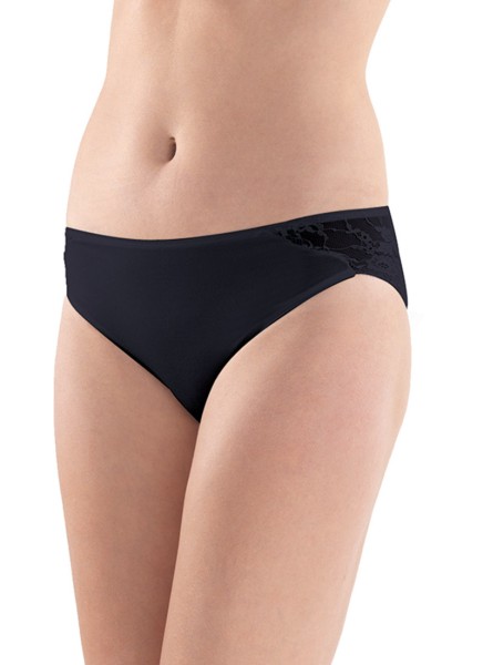 Kadın Modal Elastan Slip 1349 - Siyah - Blackspade