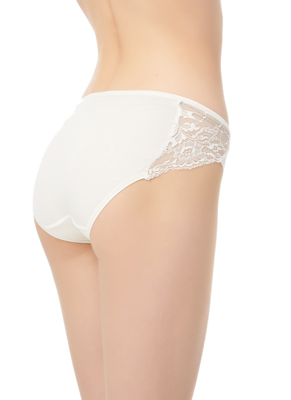 Kadın Modal Elastan Slip 1448 - Krem - 2