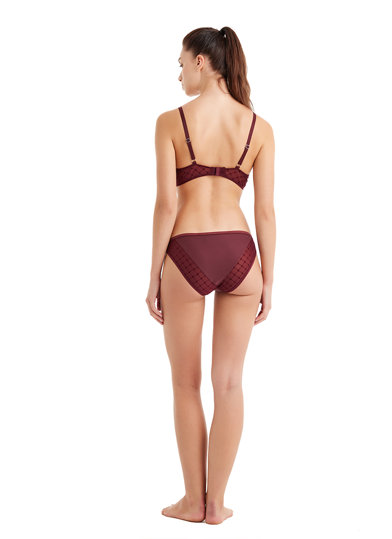 Kadın Slip 51651 - Bordo - Blackspade (1)