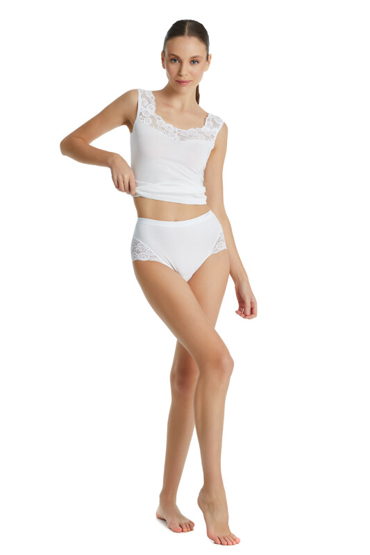 Kadın Slip Külot 1333 - Beyaz - 4