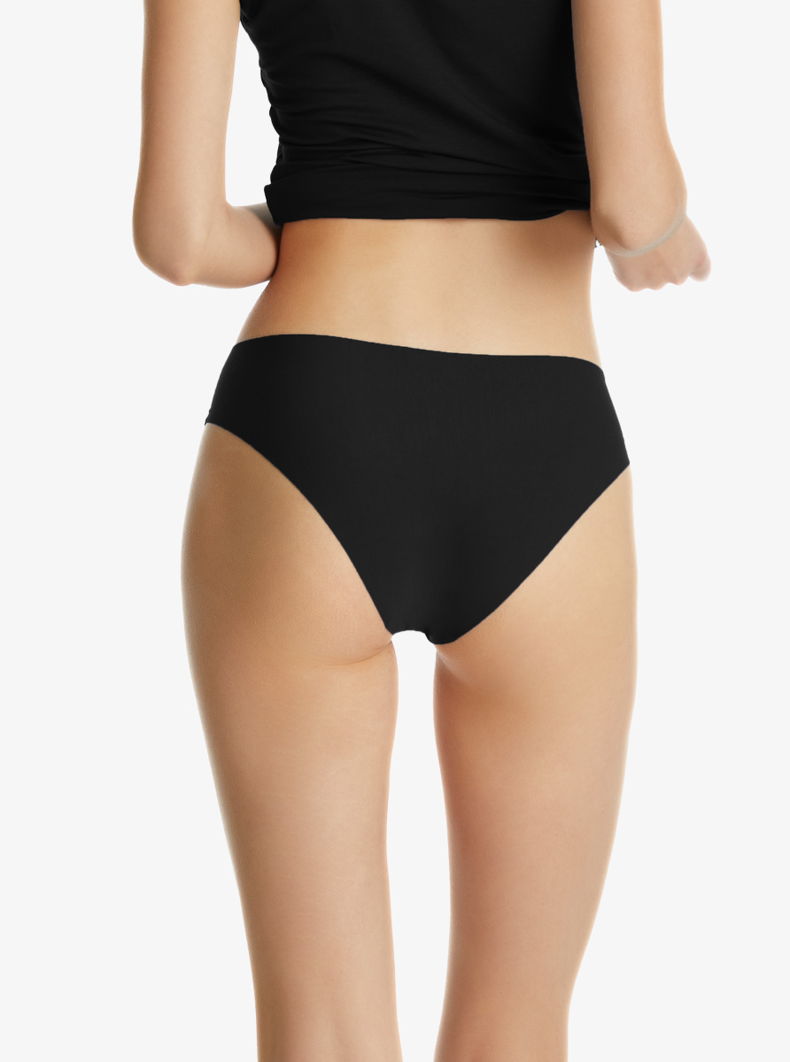 Kadın Modal Elastan Külot 1663 - Siyah - Blackspade (1)