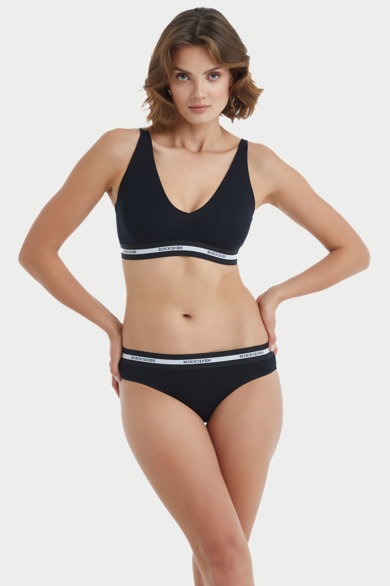 Kadın Spor Sütyen 51324 - Siyah - 1