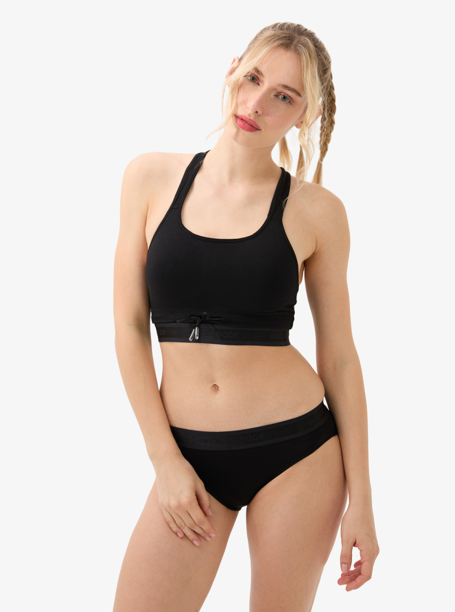 Kadın Spor Sütyen 51949 - Siyah - 3