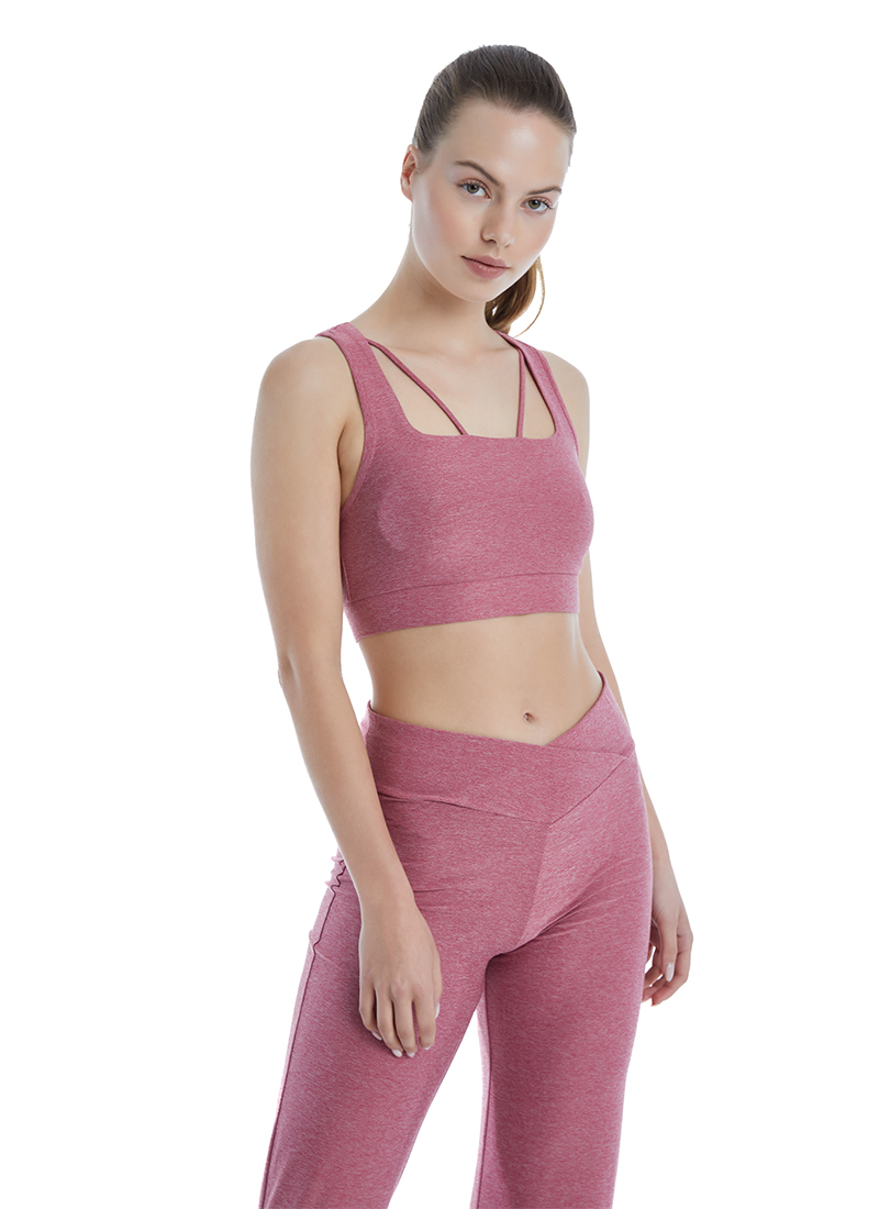 Kadın Spor Sütyen 70524 - Bordo - 3