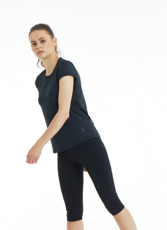 Kadın Spor Tişört 70318 - Siyah - 4
