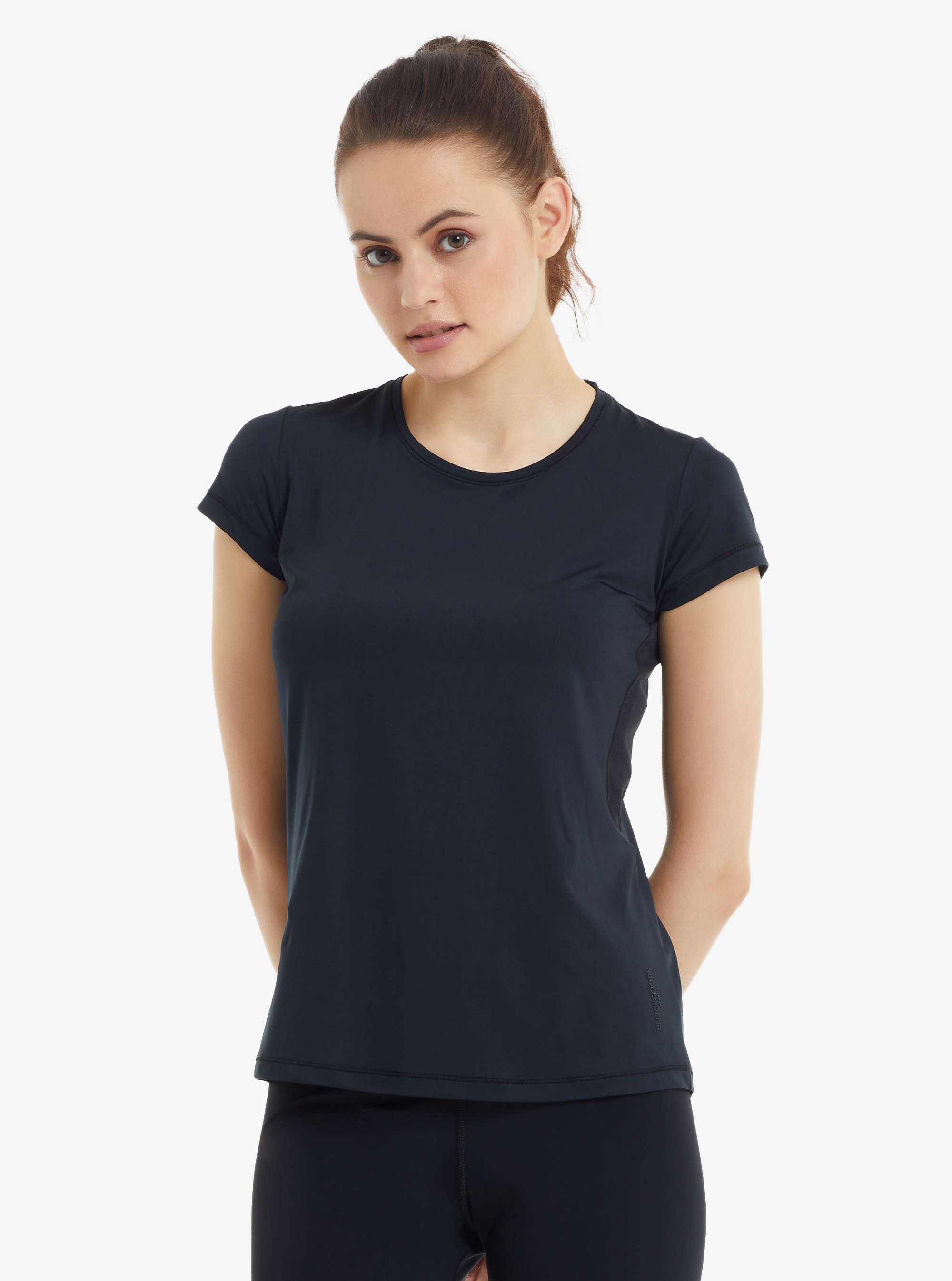 Kadın Spor Tişört 70318 - Siyah - 1