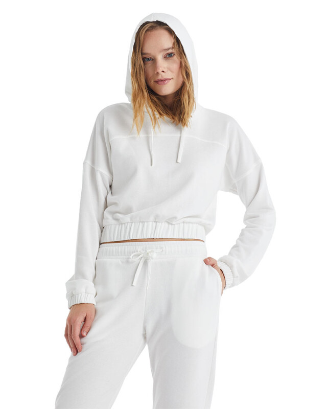 Kadın Sweatshirt 60308 - Beyaz - 3