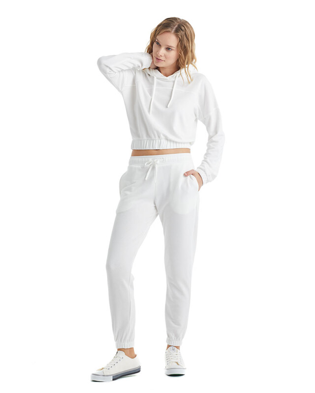 Kadın Sweatshirt 60308 - Beyaz - 4