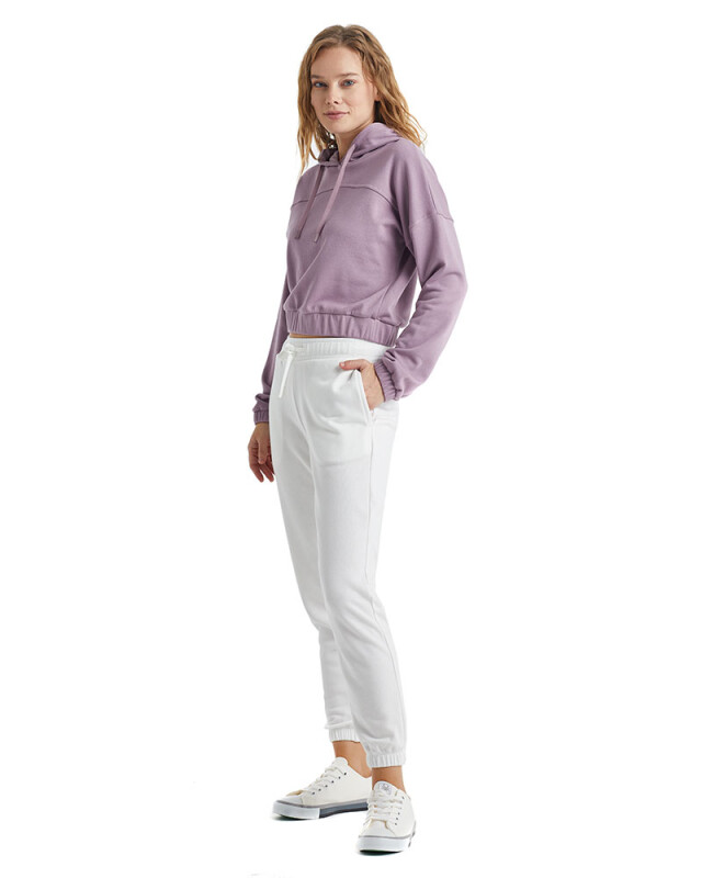 Kadın Sweatshirt 60308 - Lila - 4