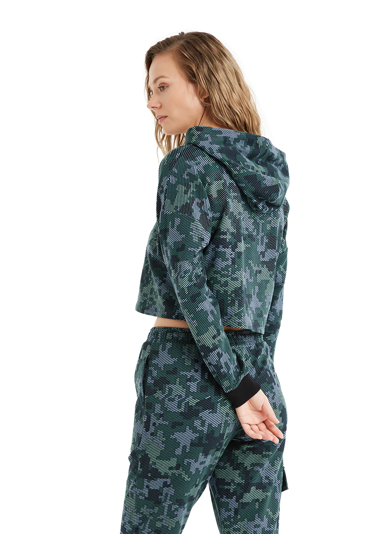 Kadın Sweatshirt 60473 - Desenli - Blackspade (1)