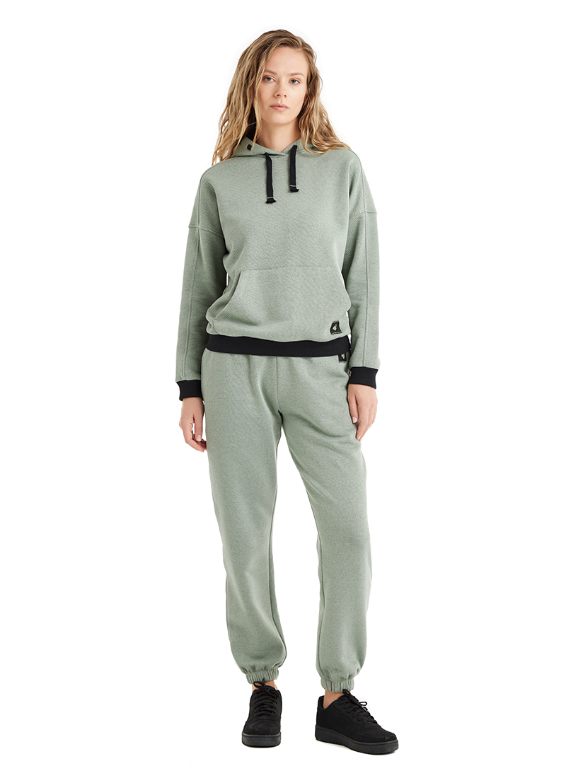 Kadın Sweatshirt 60479 - Yeşil - 3