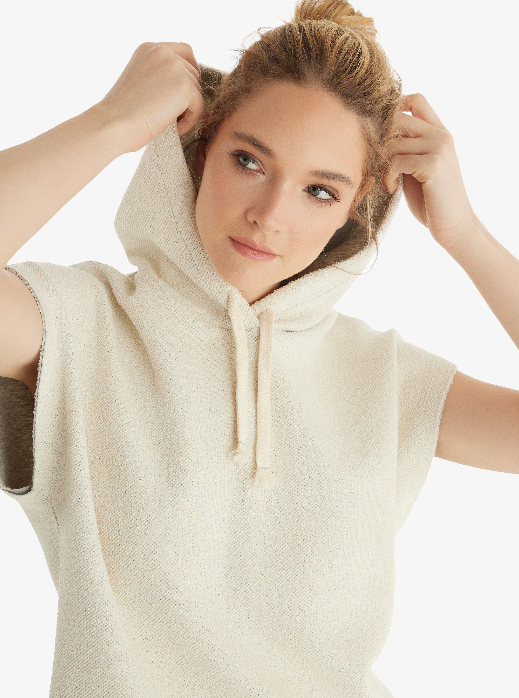 Kadın Sweatshirt 60554 - Gri Melanj - Blackspade (1)