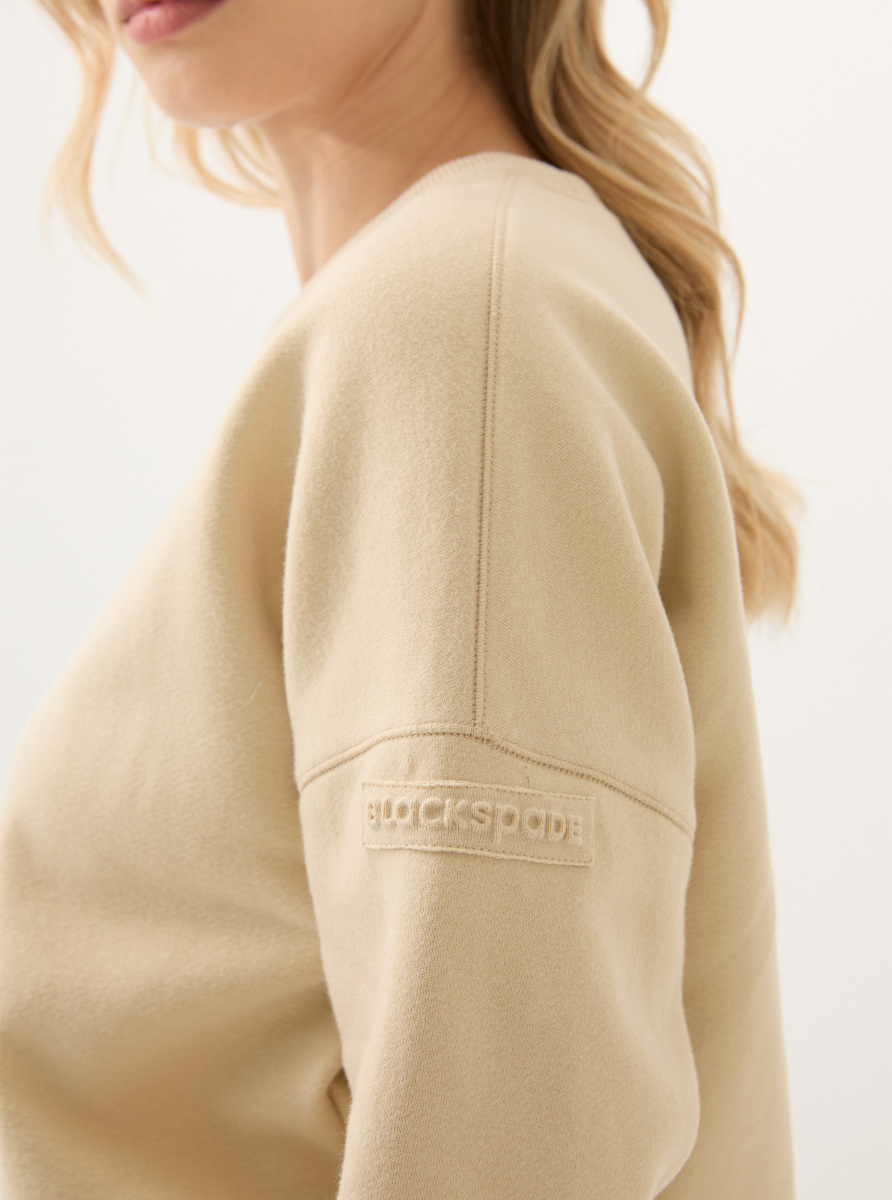 Kadın Sweatshirt 60604 - Krem - 4