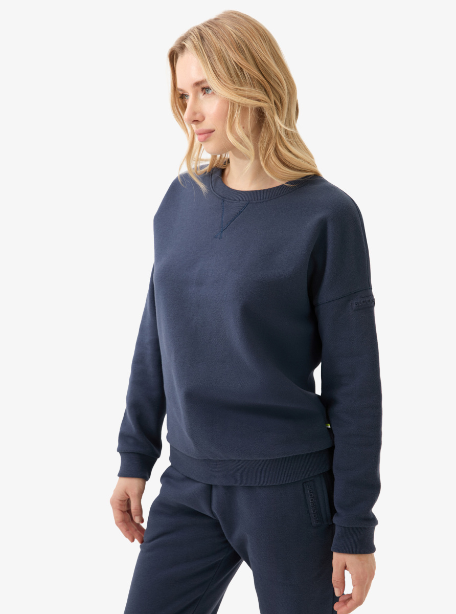 Kadın Sweatshirt 60604 - Lacivert - Blackspade