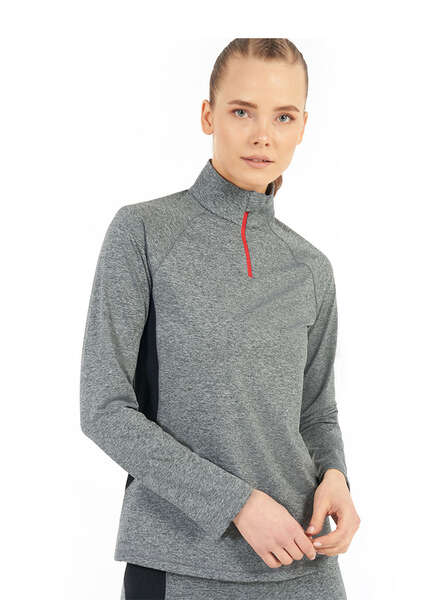 Kadın Sweatshirt 70208 - Antrasit - 1