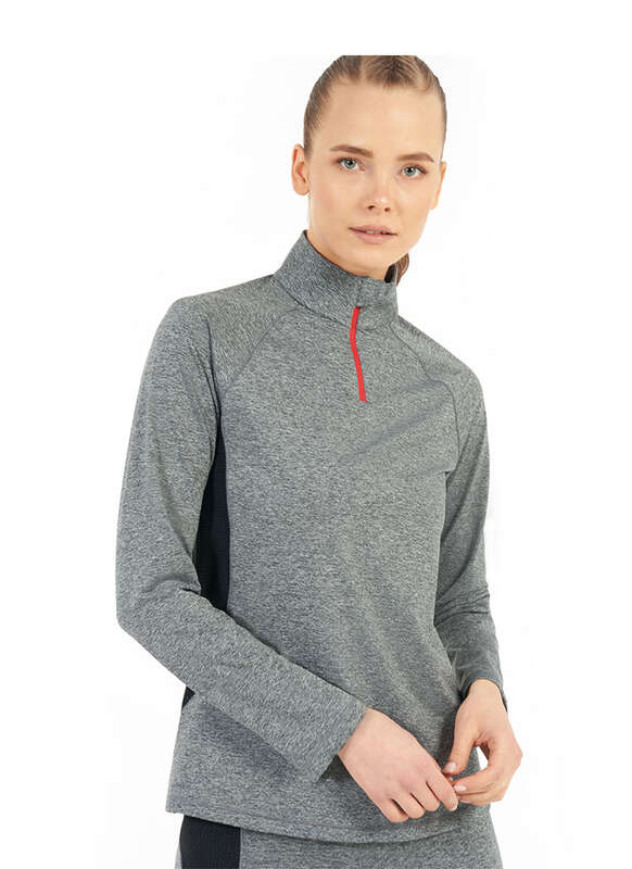 Kadın Sweatshirt 70208 - Antrasit - 1