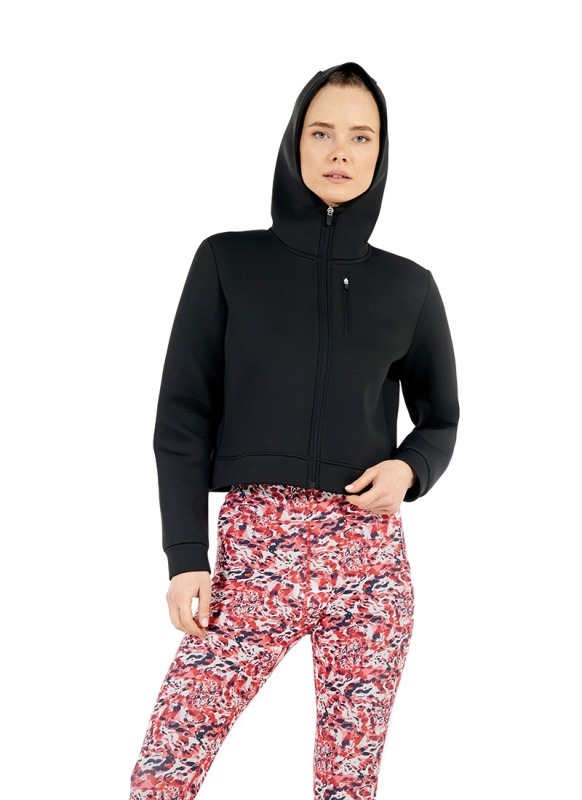 Kadın Sweatshirt 70209 - Siyah - 3