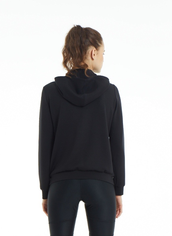 Kadın Sweatshirt 70313 - Siyah - 7