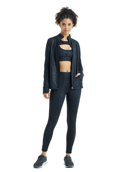 Kadın Sweatshirt 70347 - Siyah - 1