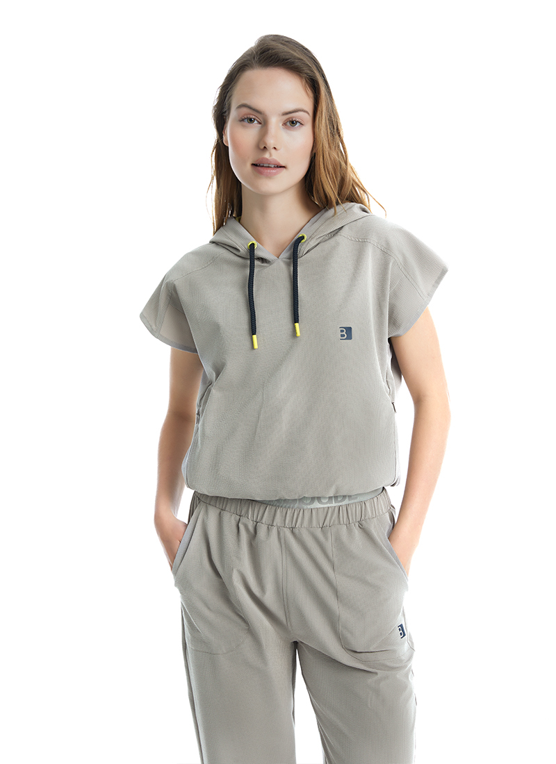 Kadın Sweatshirt 70518 - Gri - 1
