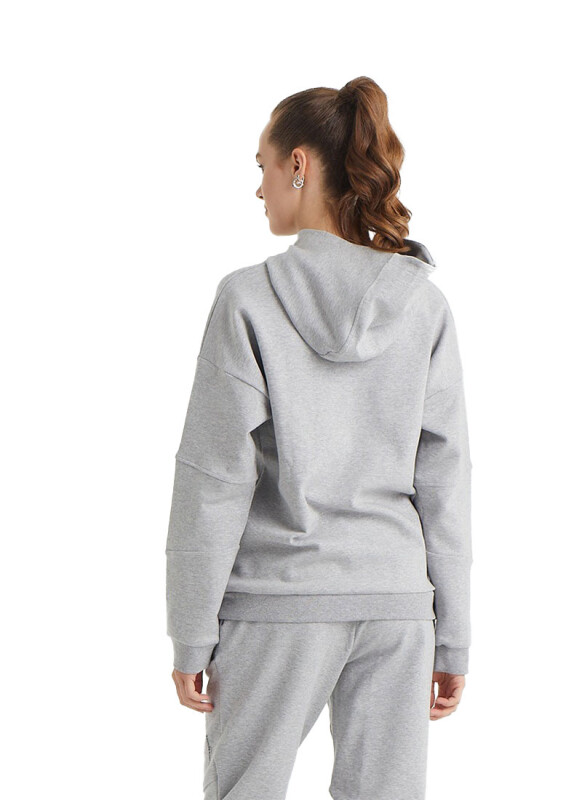 Kadın Sweatshirt 80015 - Gri - 2