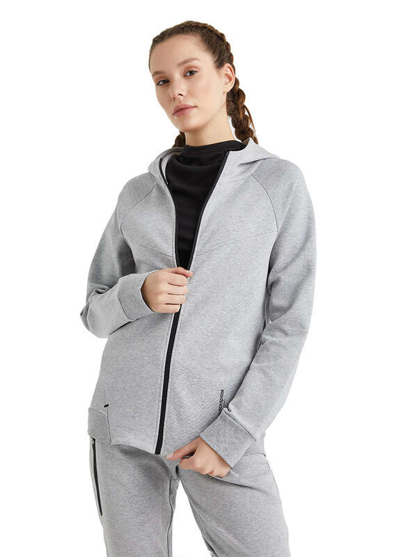 Kadın Sweatshirt 80019 - Gri - 1