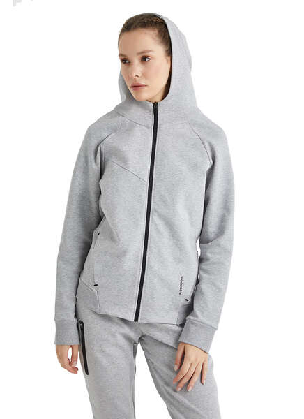 Kadın Sweatshirt 80019 - Gri - 3