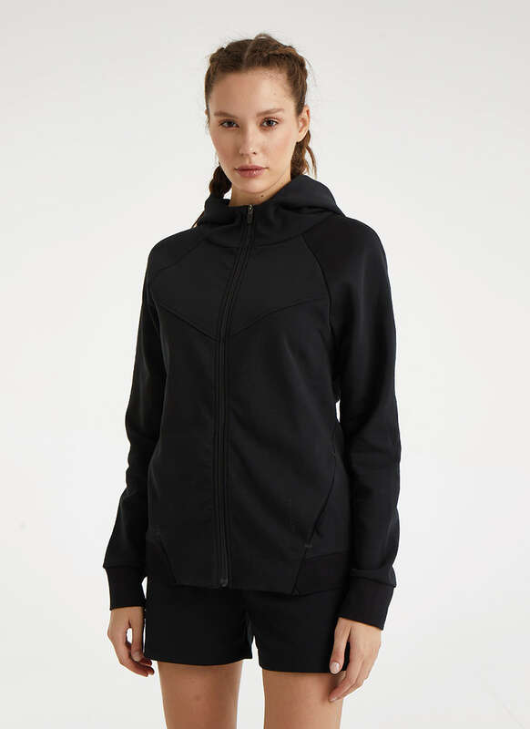 Kadın Sweatshirt 80019 - Siyah - 4