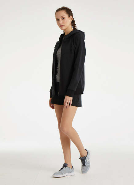 Kadın Sweatshirt 80019 - Siyah - 8