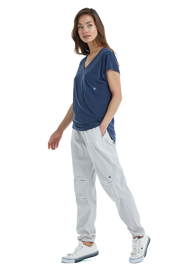 Kadın T-Shirt 60400 - Mavi - 1