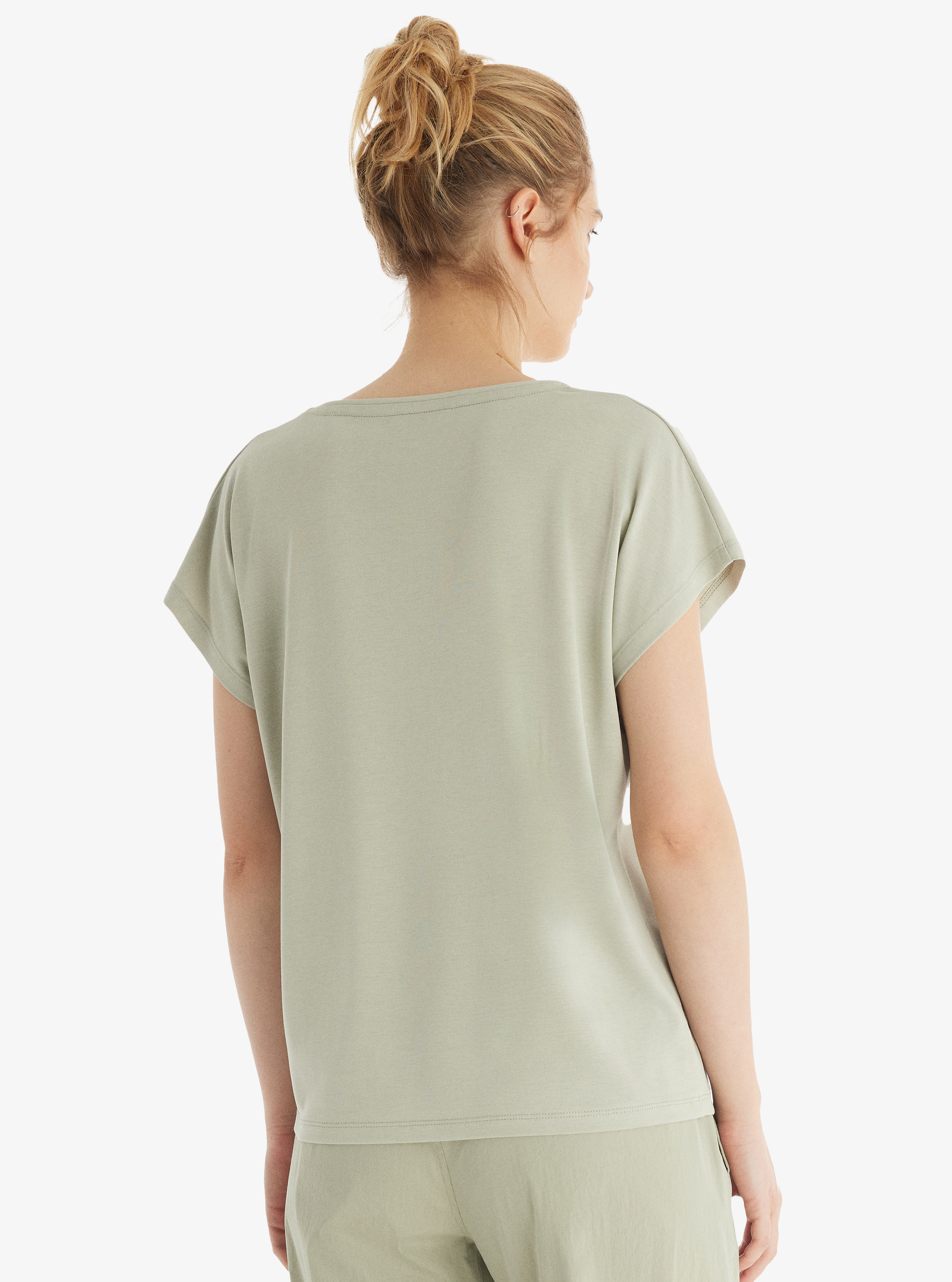 Kadın T-Shirt 60562 - Yeşil - Blackspade (1)