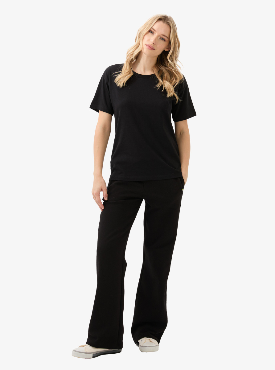 Kadın T-Shirt 60580 - Siyah - 4