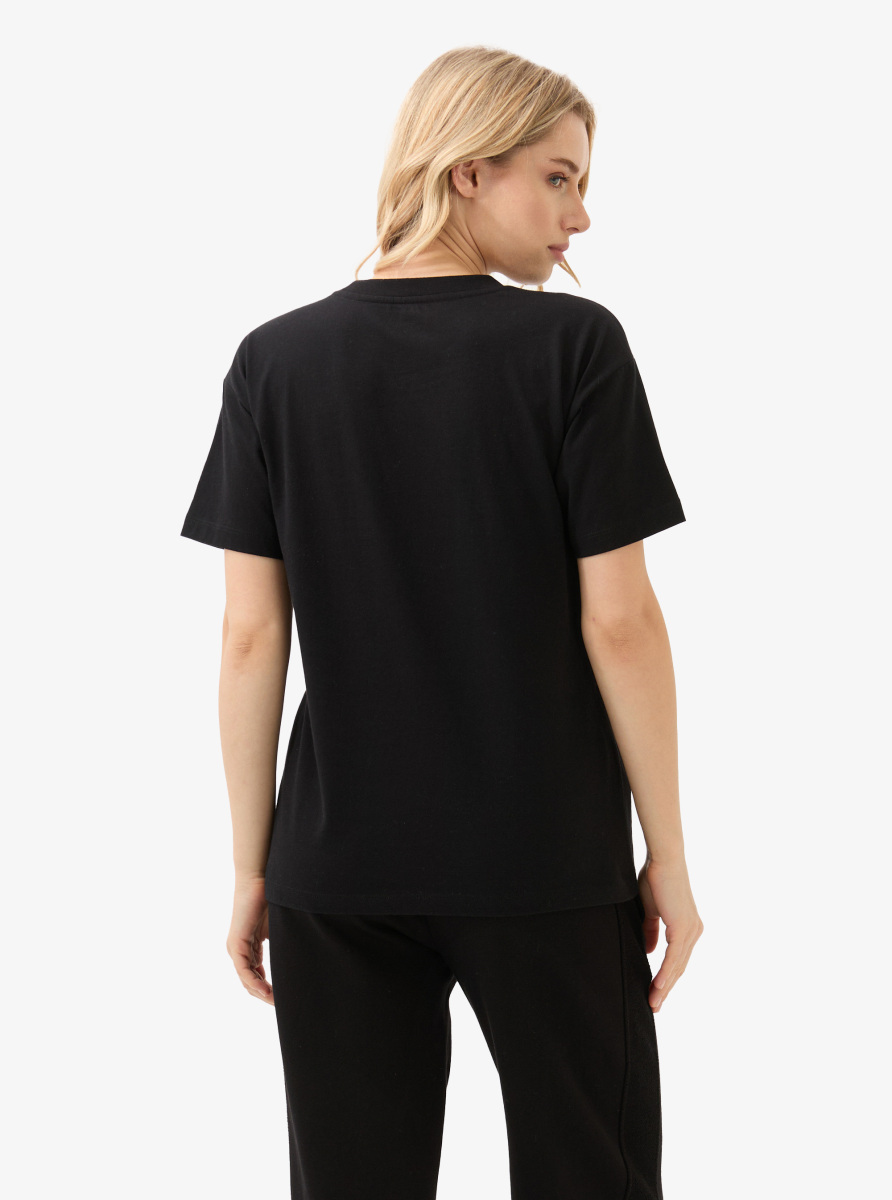 Kadın T-Shirt 60580 - Siyah - 3