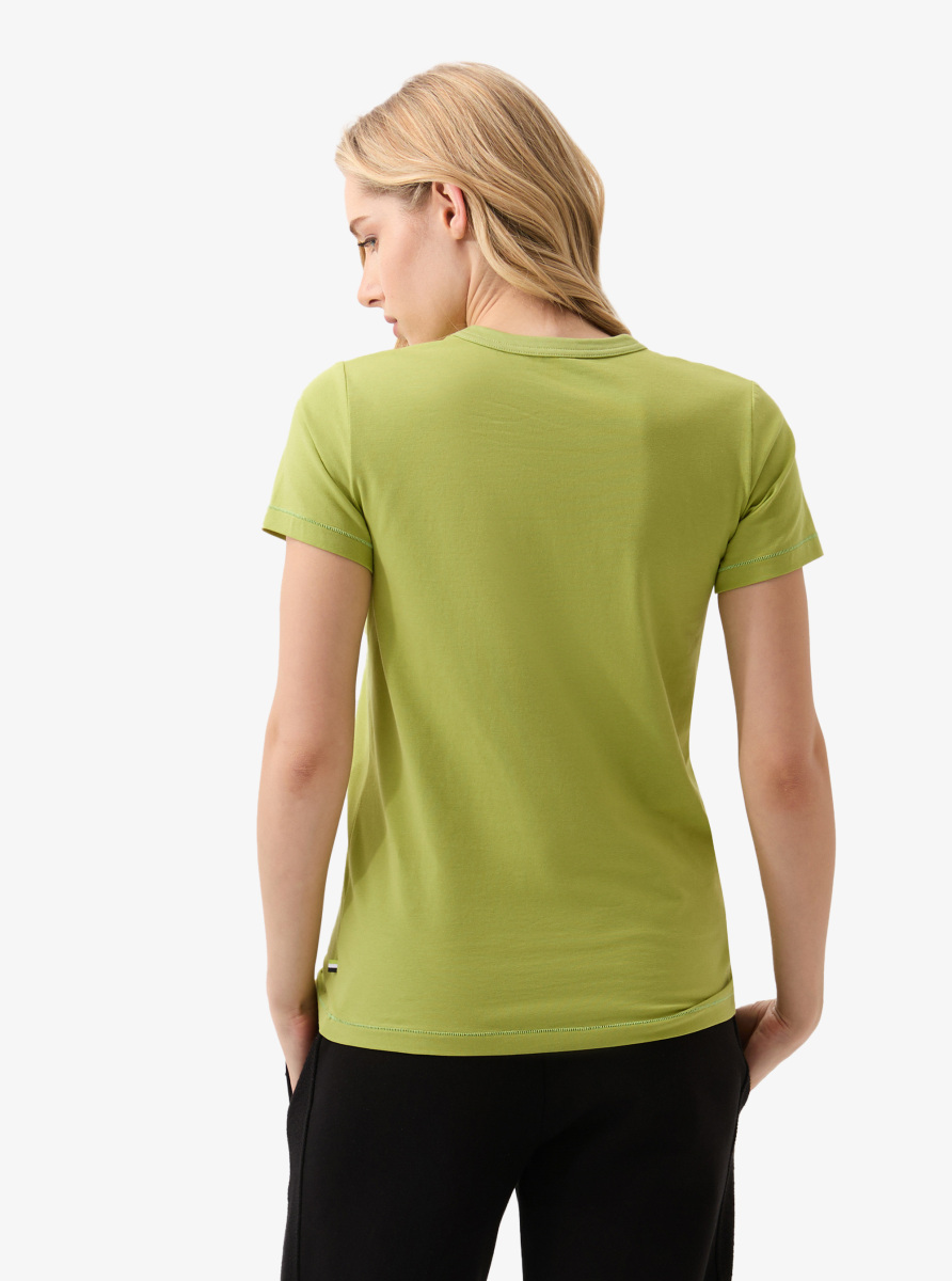 Kadın T-Shirt 60585 - Yeşil - 3