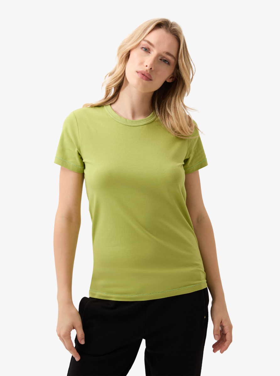 Kadın T-Shirt 60585 - Yeşil - 2