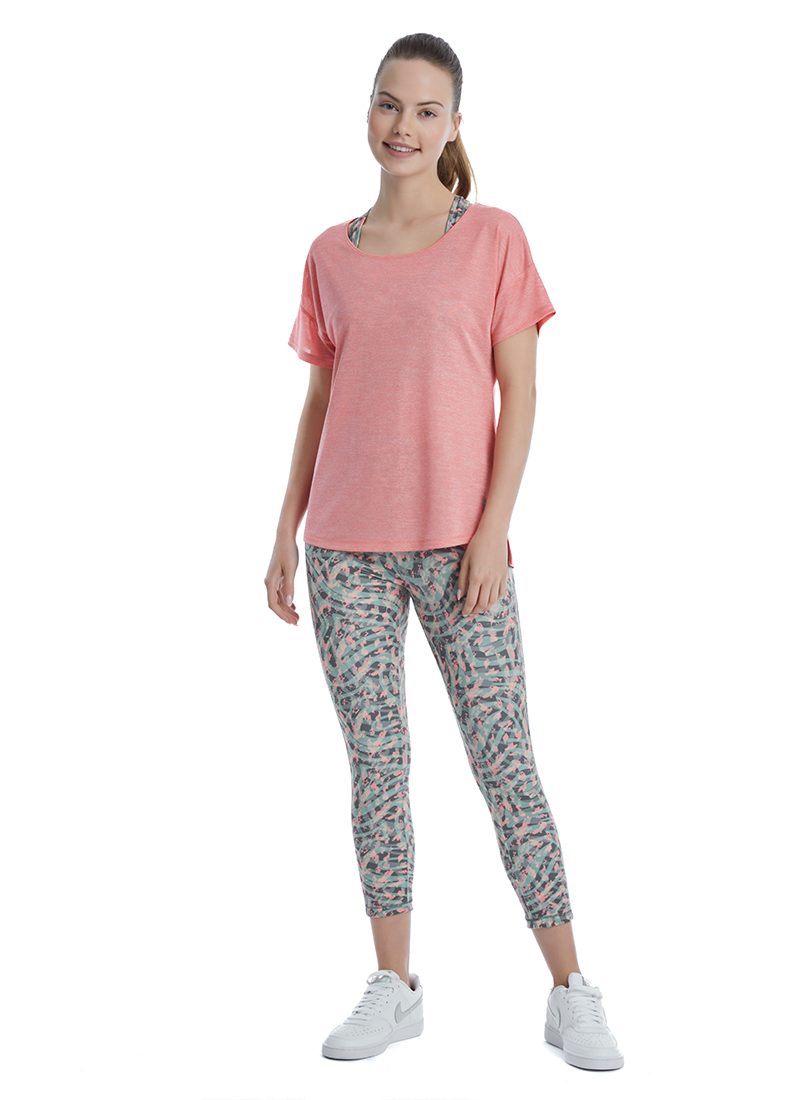 Kadın T-Shirt 70503 - Pembe - 3