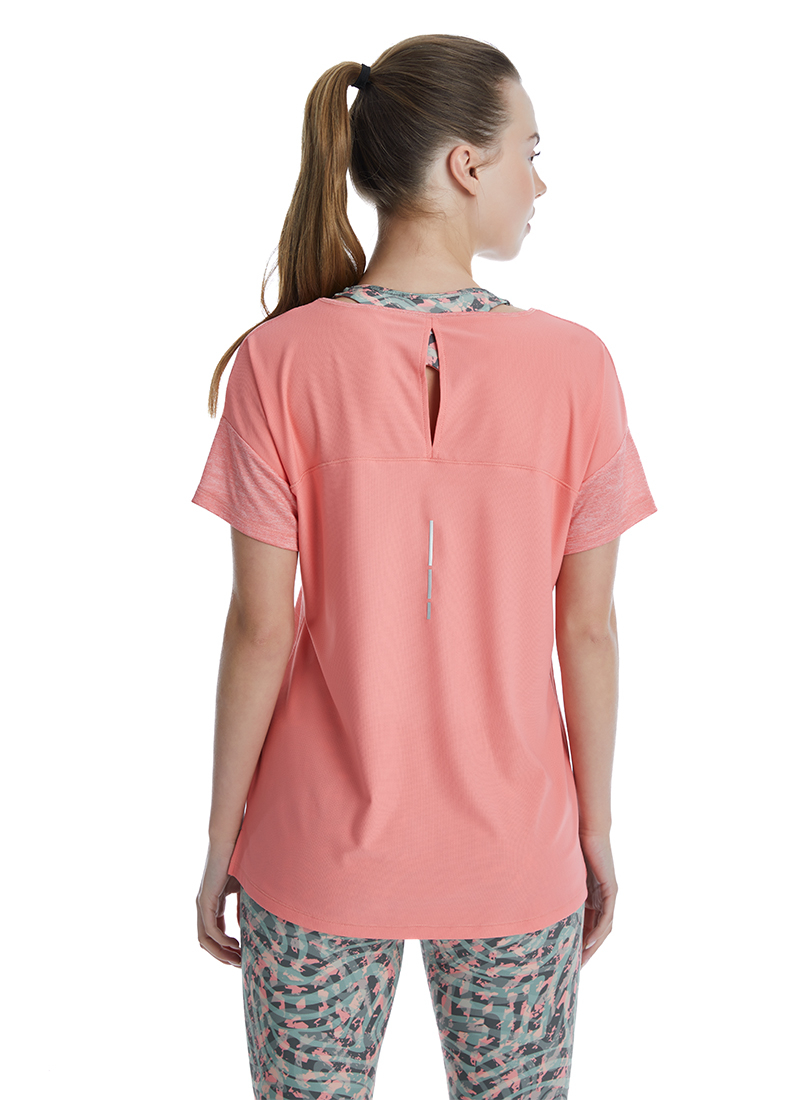 Kadın T-Shirt 70503 - Pembe - Blackspade (1)