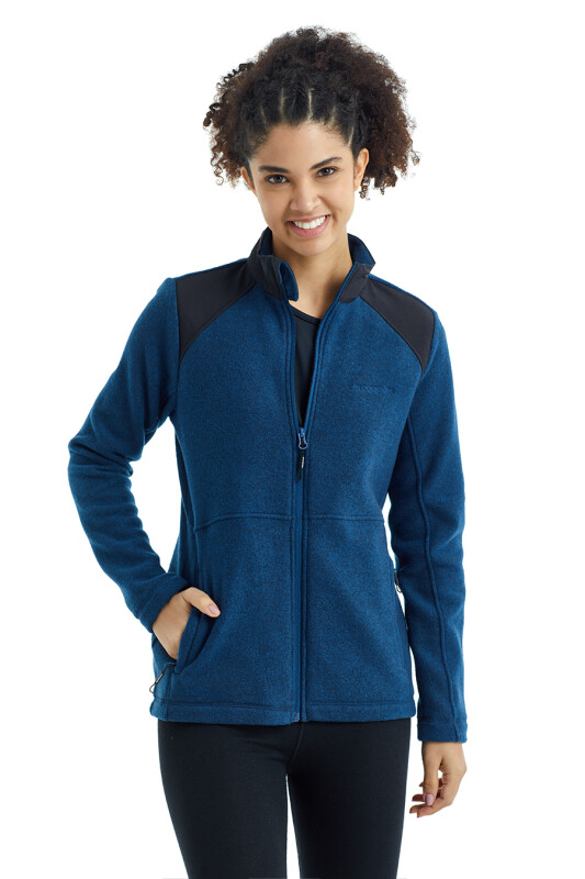 Kadın Polar Sweatshirt 50943 - Lacivert - 6