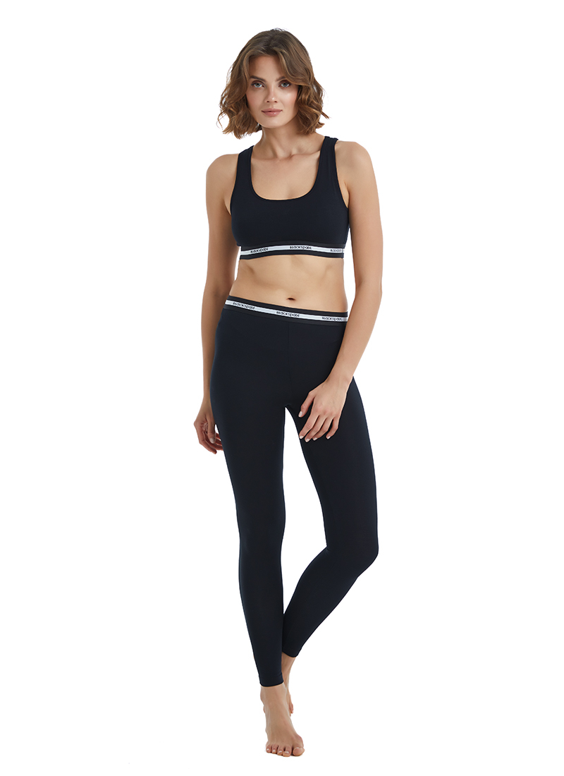 Kadın Tayt 51319 - Siyah - 1