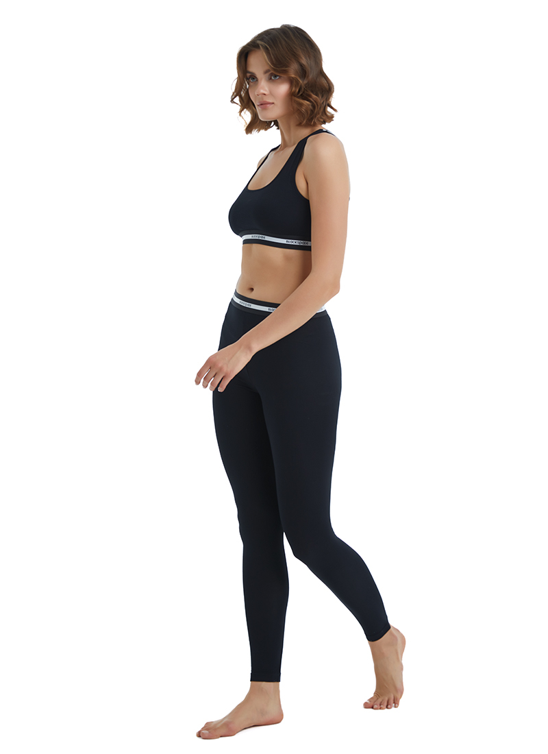 Kadın Tayt 51319 - Siyah - 3